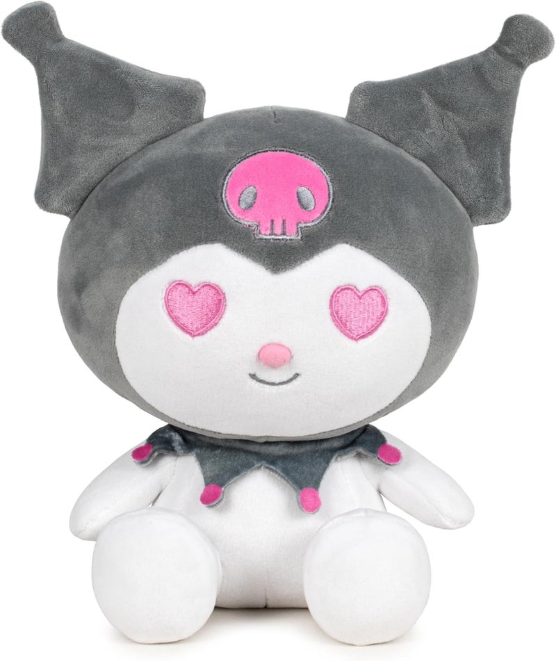 Hello Kitty سانريو هالو كيتي وأصدقائها دمية صغيرة من كورومي (20 سم، رمادي/أبيض) - Image 1